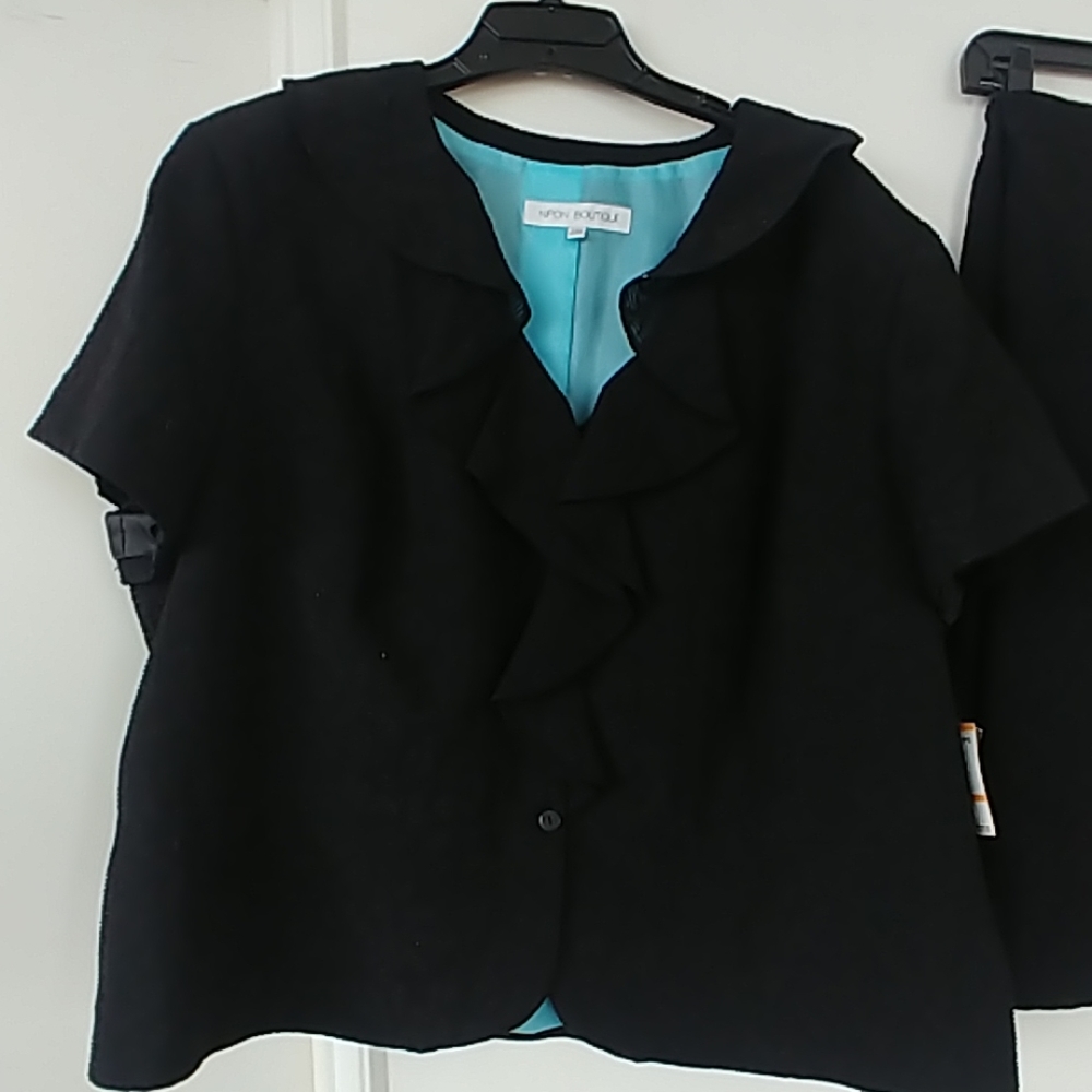 2 Piece Jet Black Suit